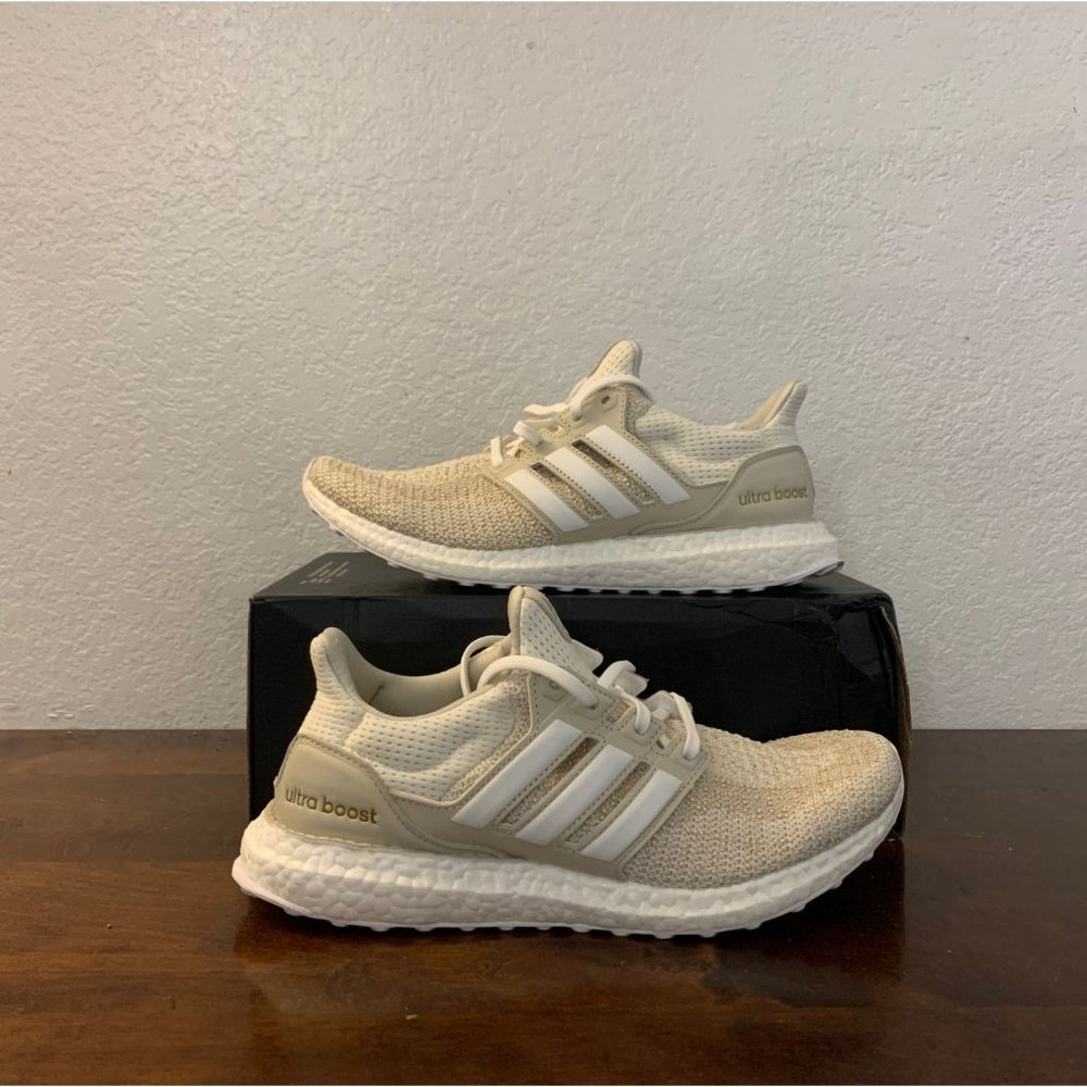 Adidas Wmns UltraBoost DNA 'White Gold' FW8694 Women's Size 10.5 Men's Size 9